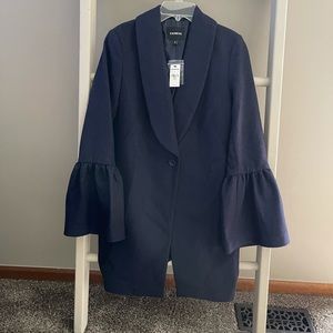 Express Navy Coat